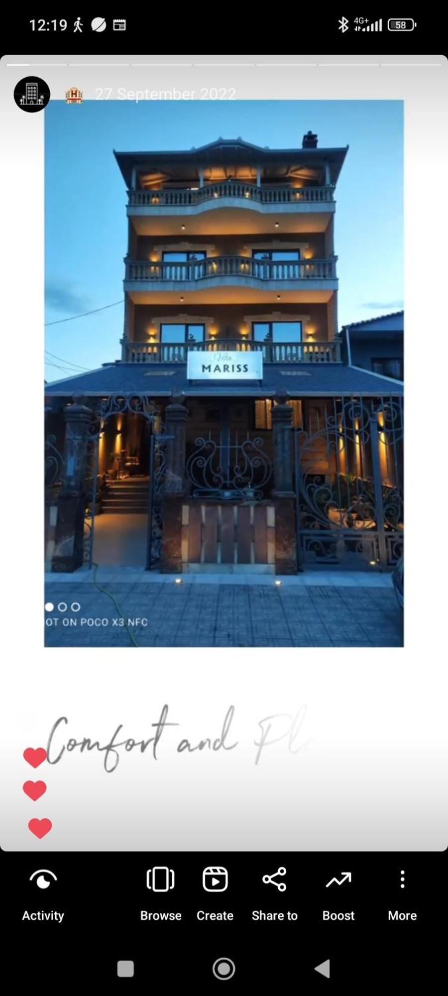 Vila Mariss Корча Екстериор снимка